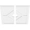 Ekena Millwork Embry Architectural Grade PVC Contemporary Ceiling Medallion, Two Piece, 20"OD x 3"ID x 7"C x 1"P CMP20EY2-03000 - alternate 4